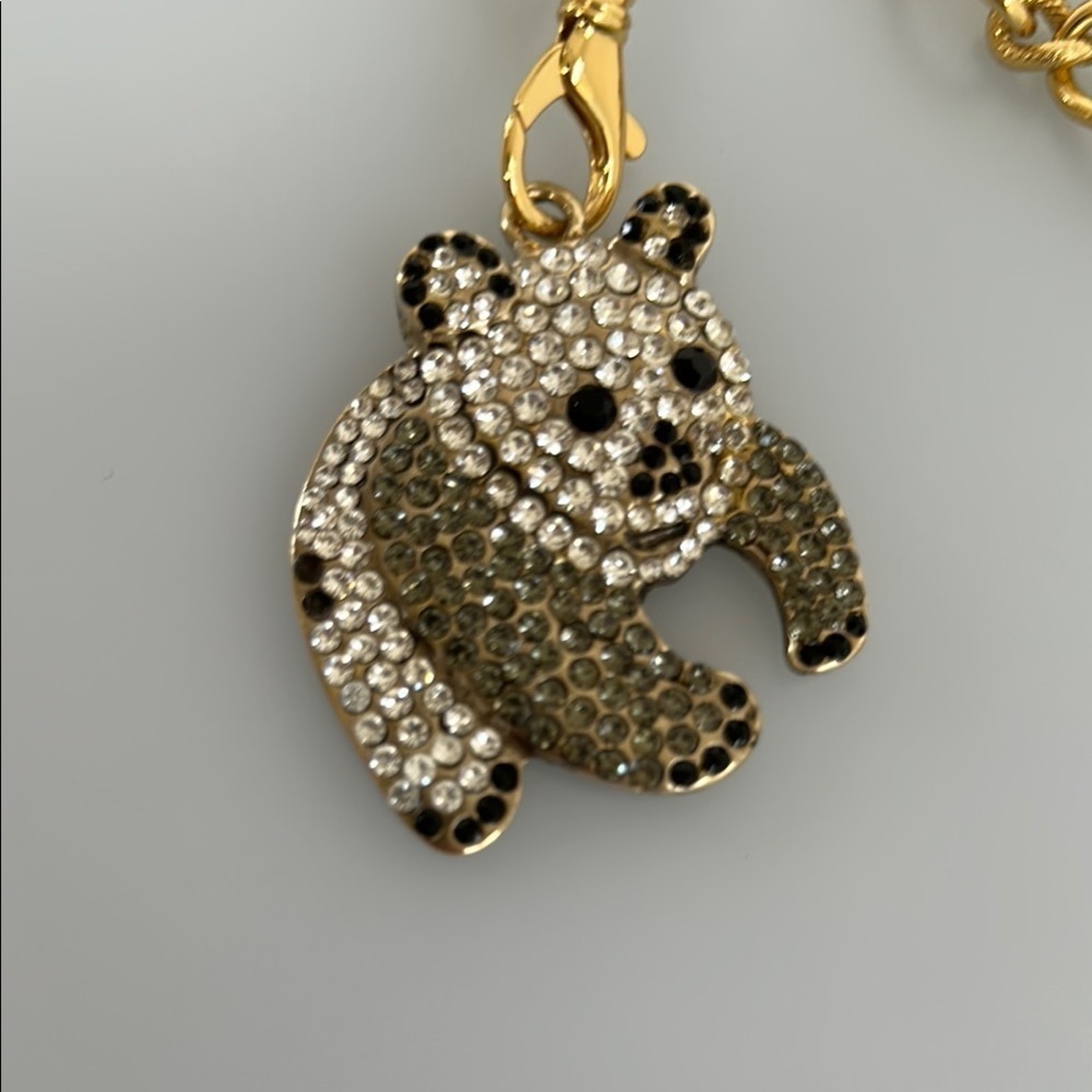 Gold Chain Belt with Panda Pendant​​​​